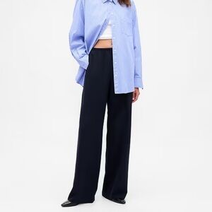 Gap Easy Wide Leg Pant Navy